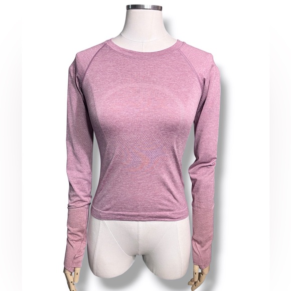 LULULEMON Pink Swiftly Tech Long Sleeve Shirt Size 2 - Picture 12 of 12